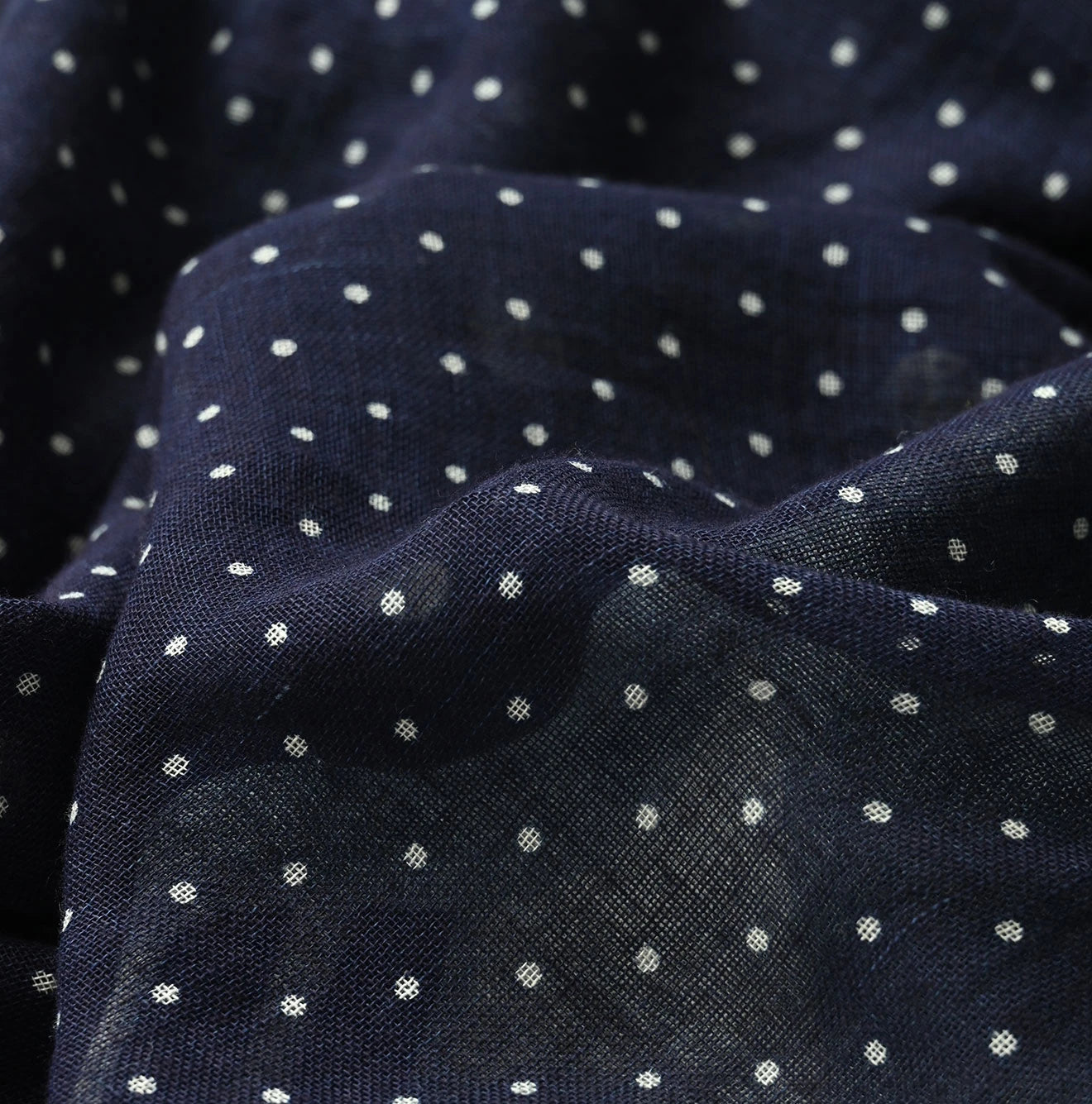 45R Gauze Bandana Dot Stole