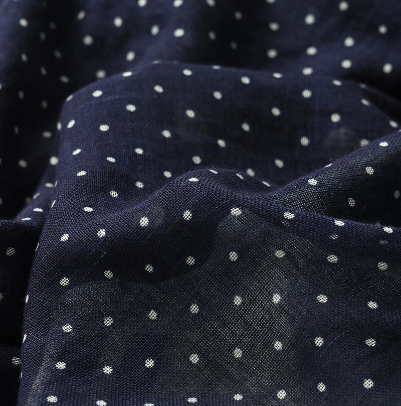 45R Gauze Bandana Dot Stole - Image 13