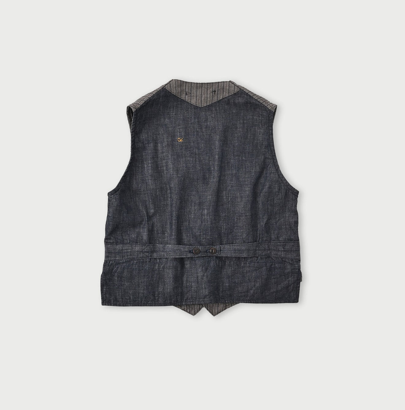 Yorimoku Cotton Tweed 908 4pocket Vest – 45R GLOBAL