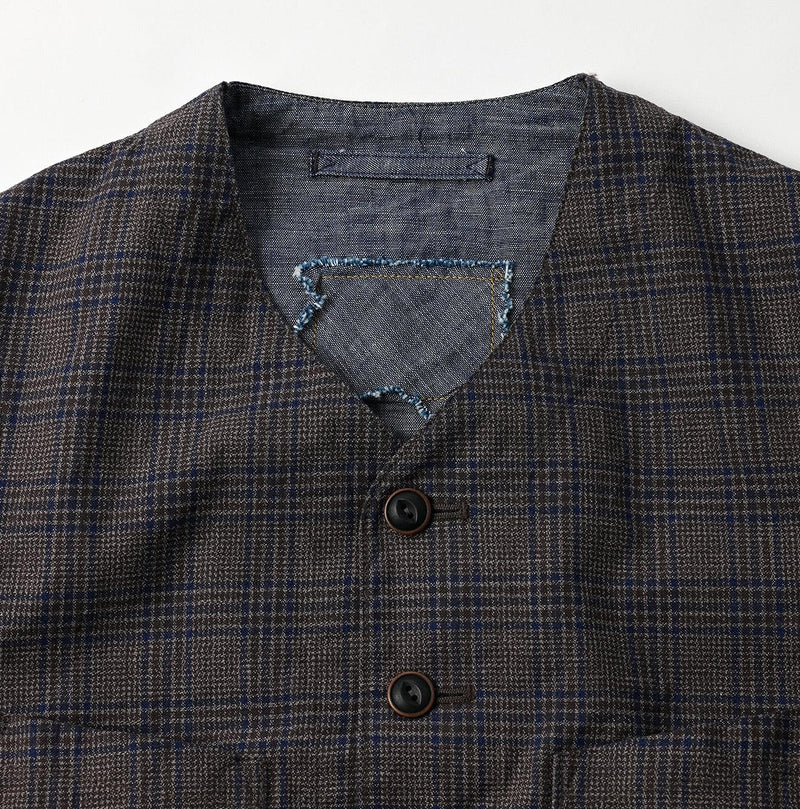 Yorimoku Cotton Tweed 908 4pocket Vest - 45R by 45rpm studio