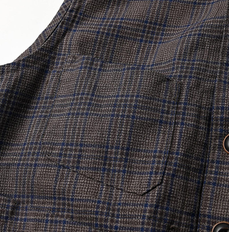 Yorimoku Cotton Tweed 908 4pocket Vest - 45R by 45rpm studio