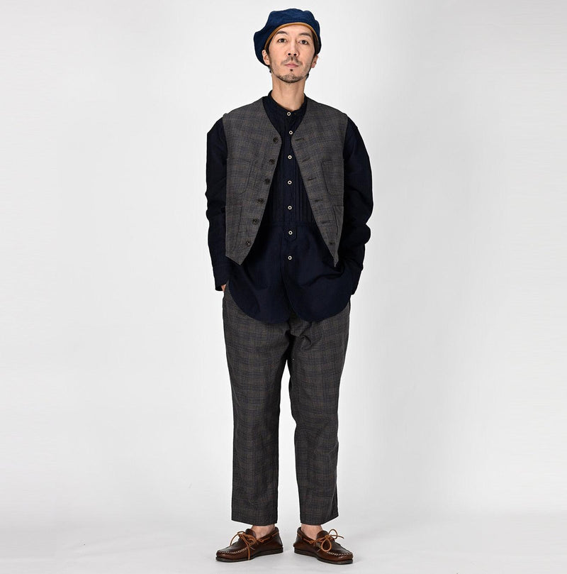 Yorimoku Cotton Tweed 908 4pocket Vest - 45R by 45rpm studio