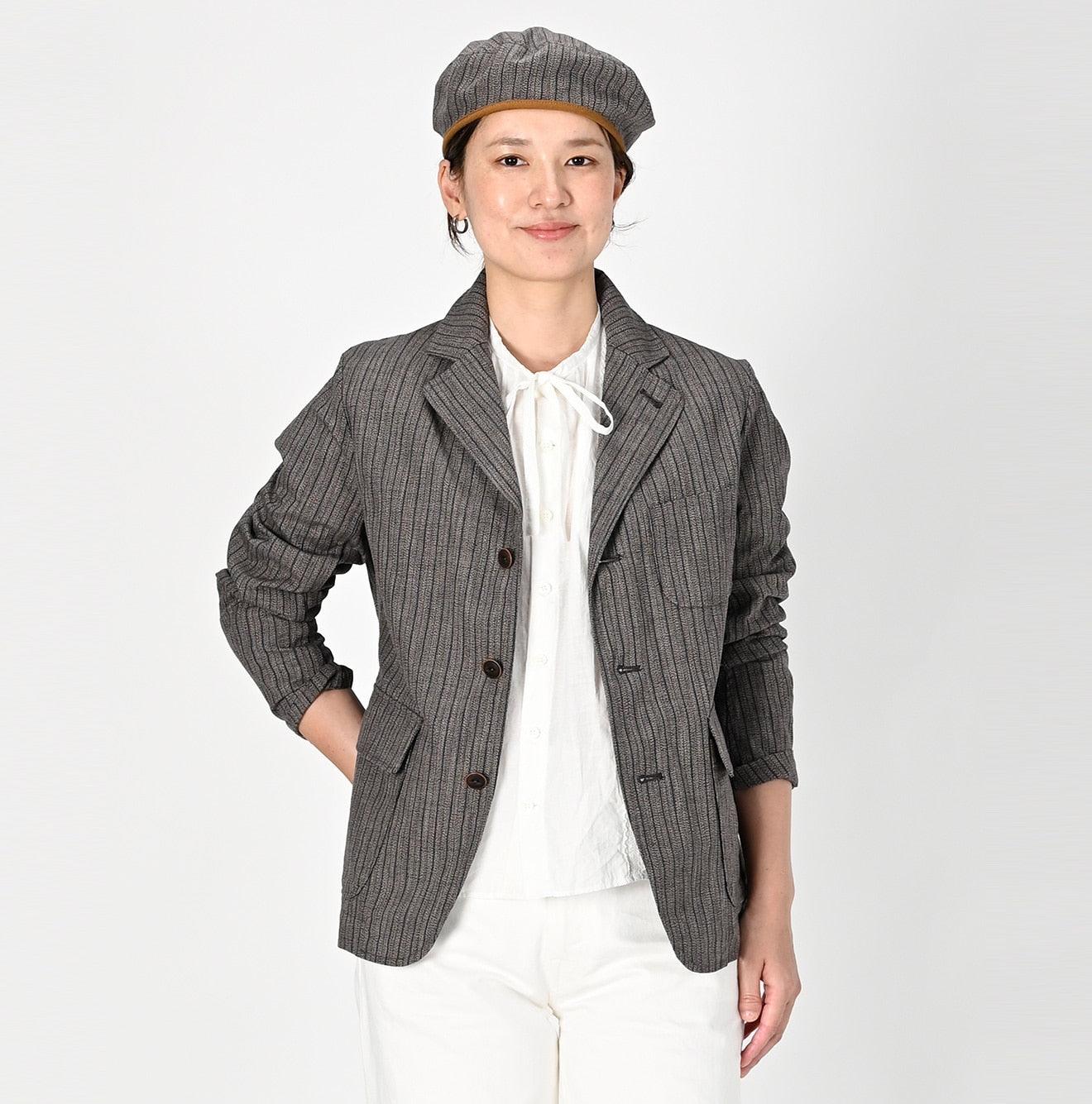 L’Or tweed jacket ロル　L'AUBE BLANC かじまり Fringe tweed Jacket – L'AUBE BLANC