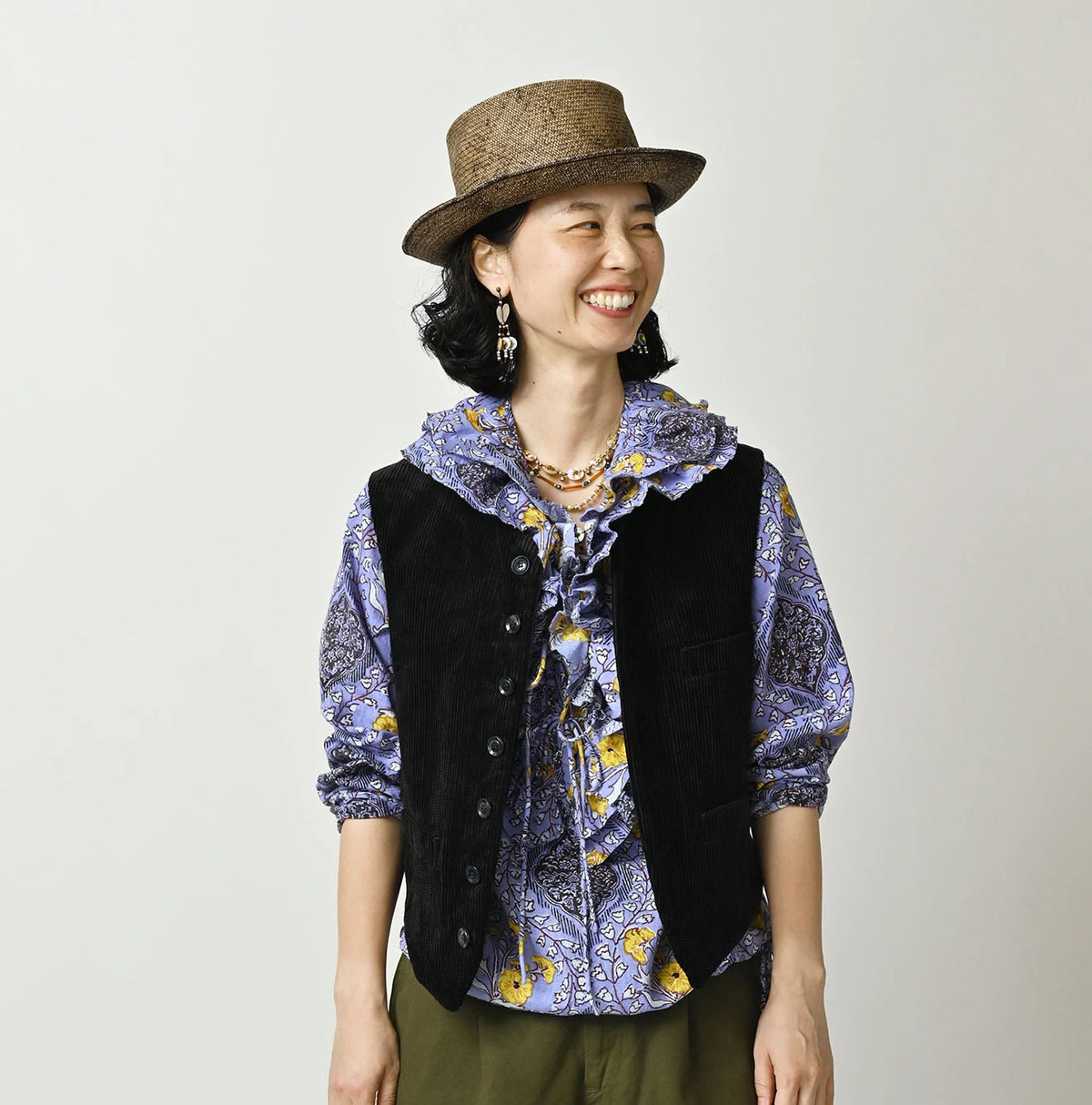 45R Selvage Corduroy 908 Miyuki Vest