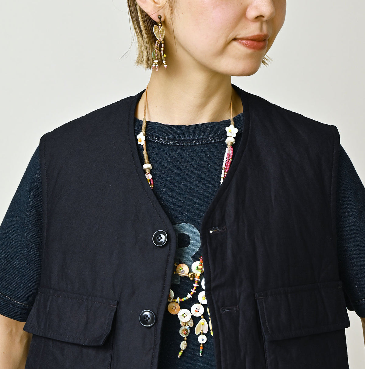 Indigo Light Back Sateen 908 Hunting Vest