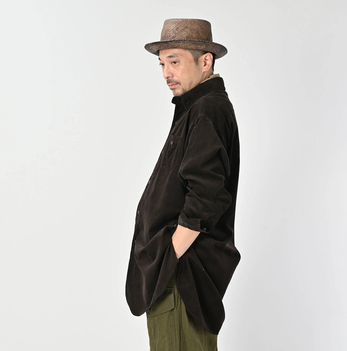 45R Mijin Corduroy 908 Gacha Pocket Shirt - Image 9