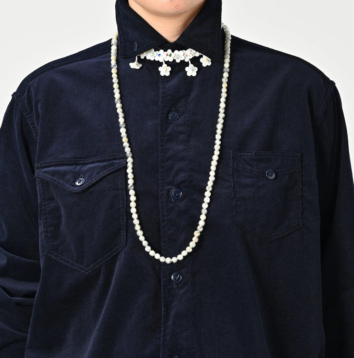 45R Mijin Corduroy 908 Gacha Pocket Shirt