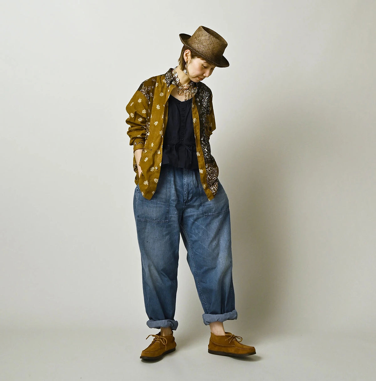 45R Bandana Mix 908 Ocean Buttondown Shirt
