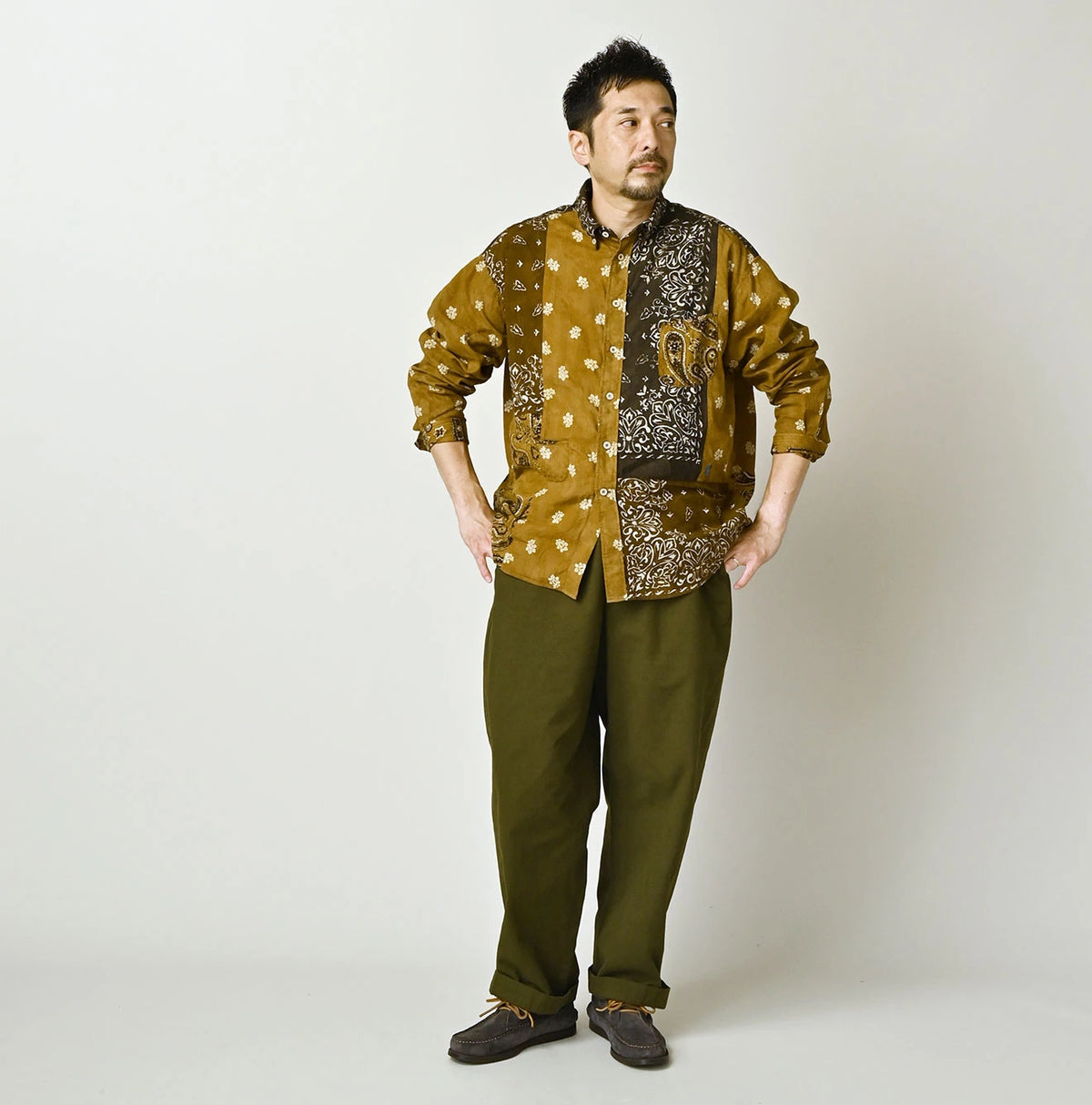 45R Bandana Mix 908 Ocean Buttondown Shirt