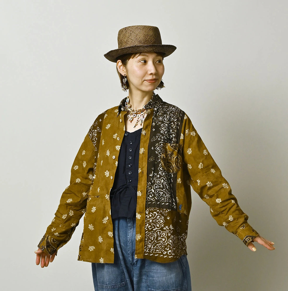45R Bandana Mix 908 Ocean Buttondown Shirt