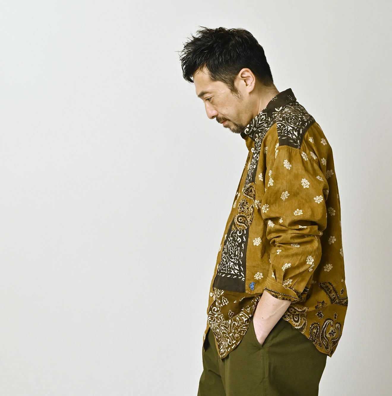 45R Bandana Mix 908 Ocean Buttondown Shirt - Image 9