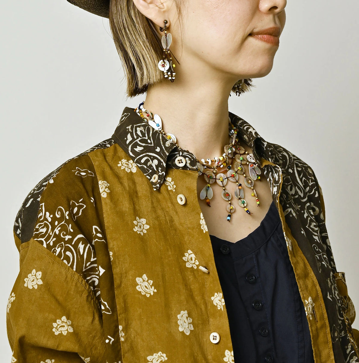 45R Bandana Mix 908 Ocean Buttondown Shirt