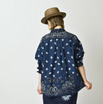 45R Indigo 908 Bandana Mix Ocean Shirt