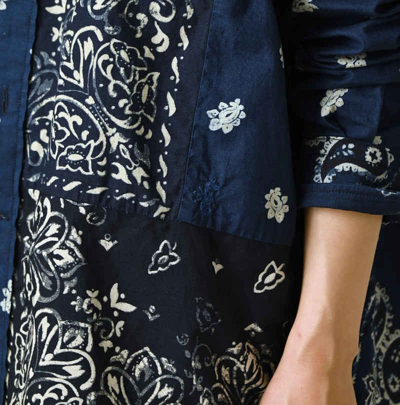 45R Indigo 908 Bandana Mix Ocean Shirt - Image 12