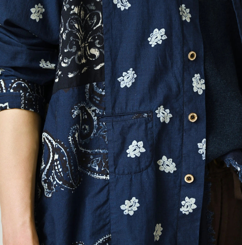 45R Indigo 908 Bandana Mix Ocean Shirt - Image 13