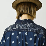 45R Indigo 908 Bandana Mix Ocean Shirt