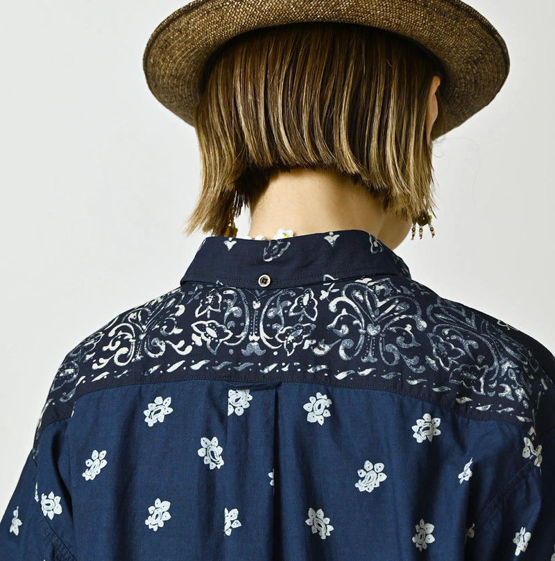 45R Indigo 908 Bandana Mix Ocean Shirt - Image 14