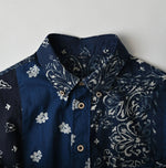 45R Indigo 908 Bandana Mix Ocean Shirt