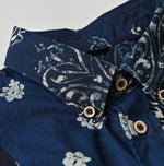 45R Indigo 908 Bandana Mix Ocean Shirt