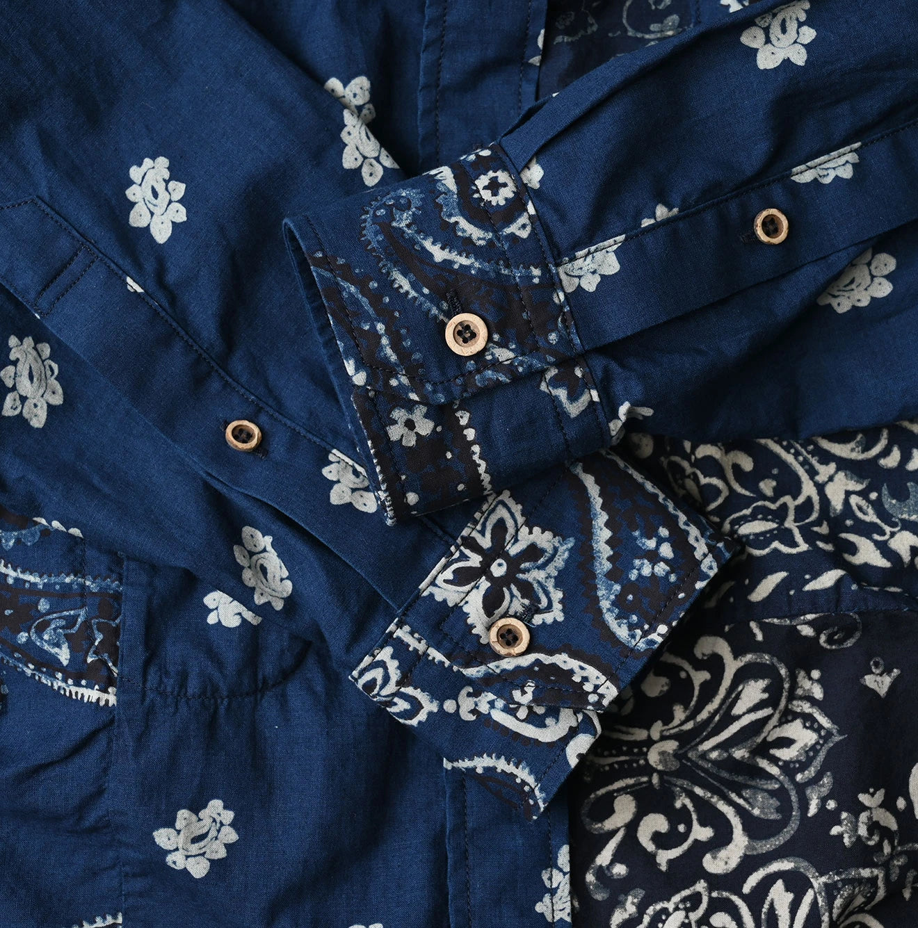 45R Indigo 908 Bandana Mix Ocean Shirt - Image 20