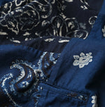 45R Indigo 908 Bandana Mix Ocean Shirt