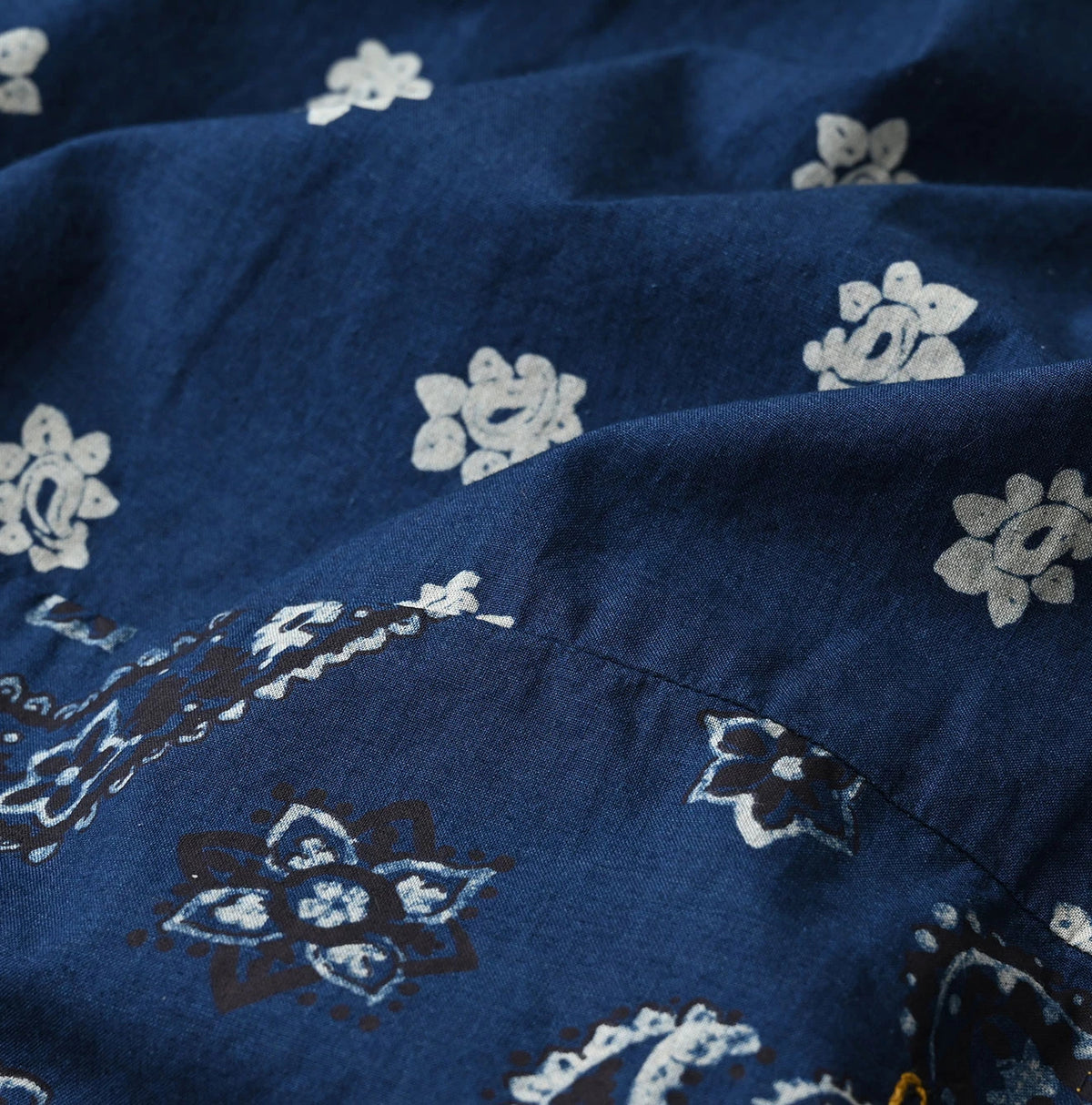 45R Indigo 908 Bandana Mix Ocean Shirt