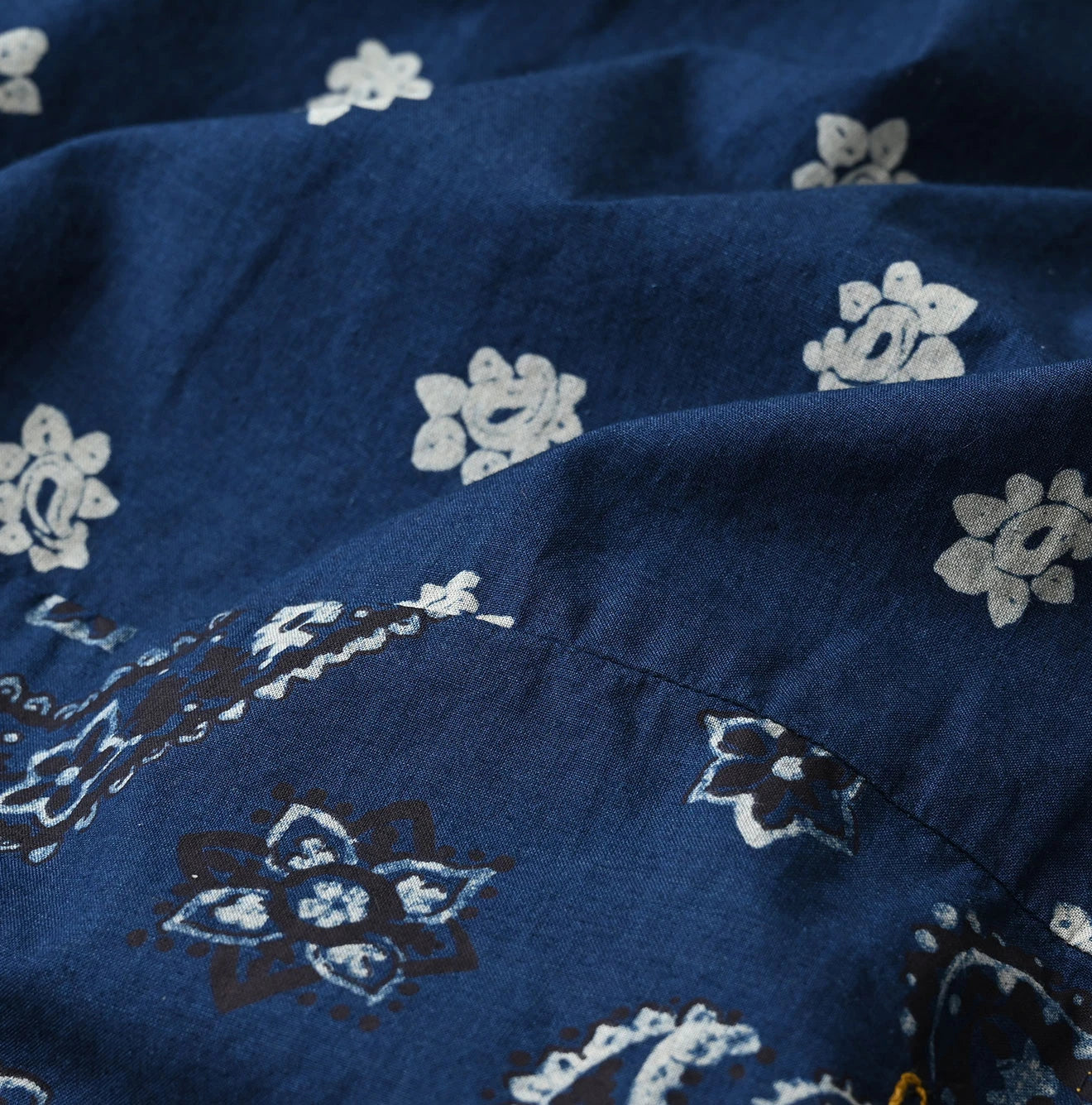 45R Indigo 908 Bandana Mix Ocean Shirt