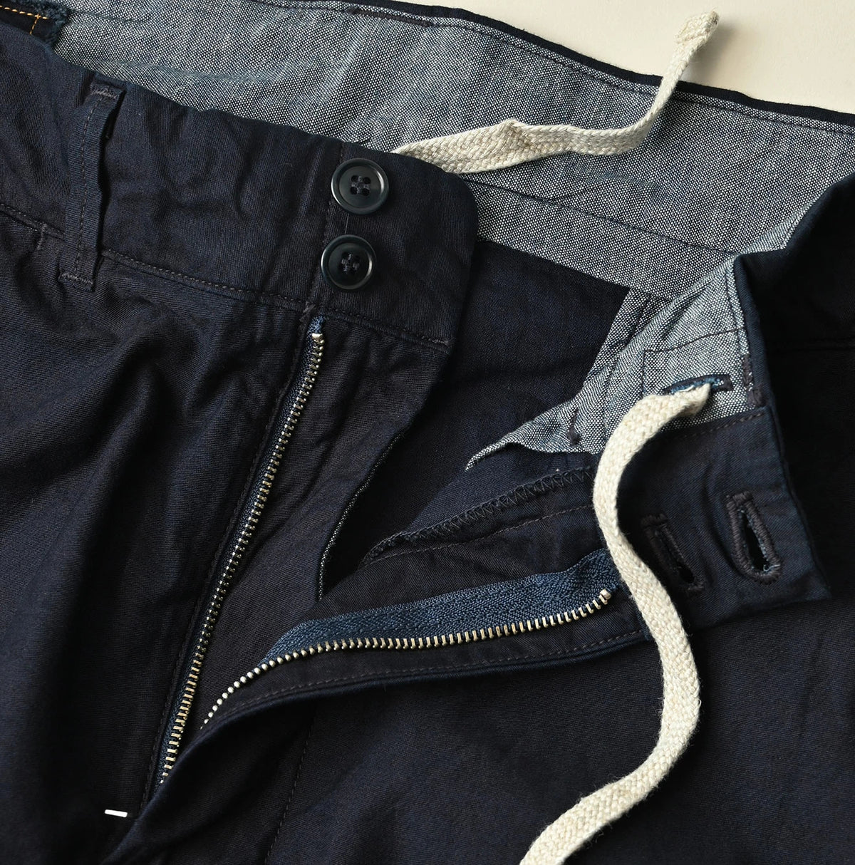 45R Indigo Light Back Sateen 908 Nîmes Pants
