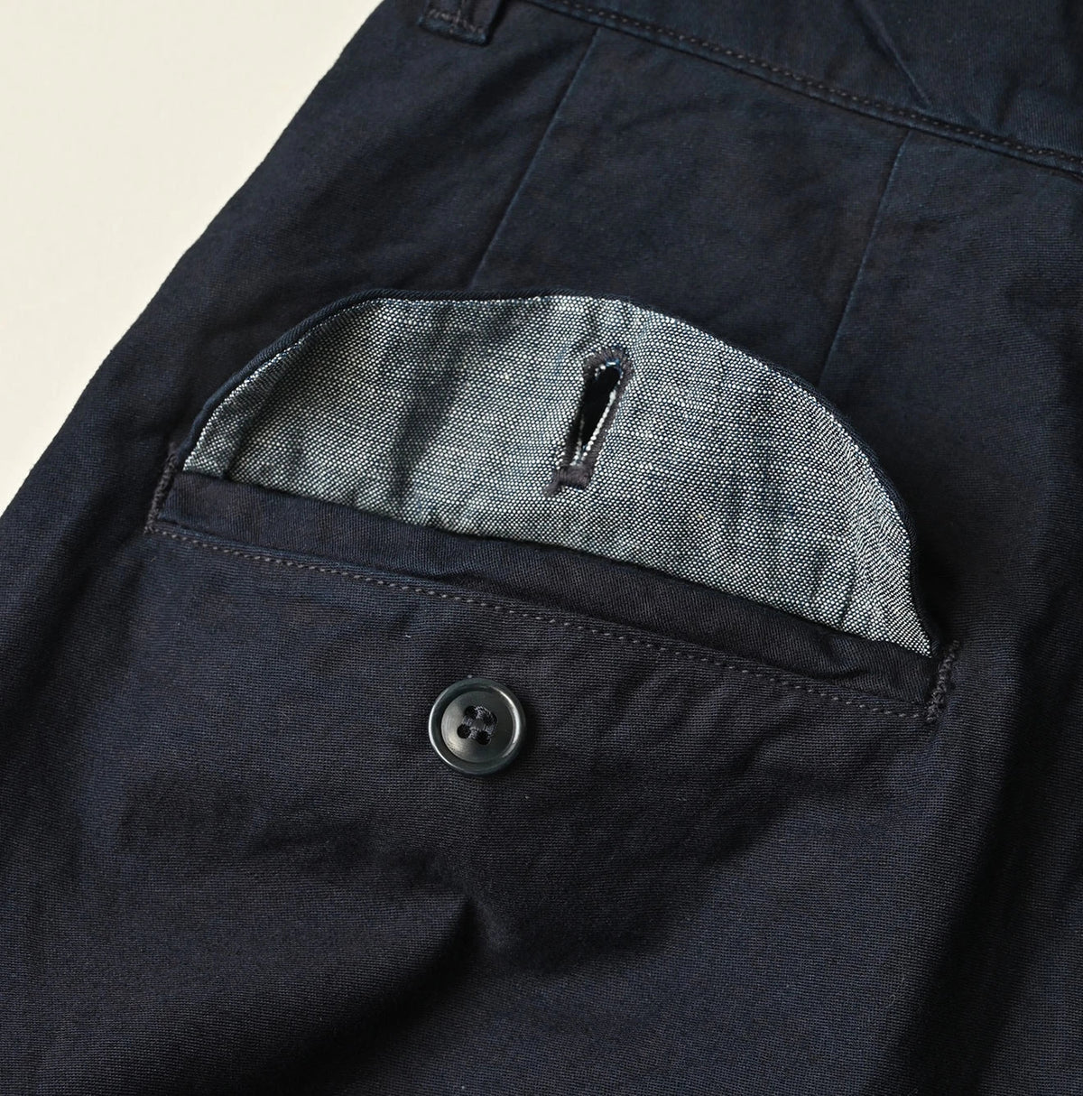 45R Indigo Light Back Sateen 908 Nîmes Pants