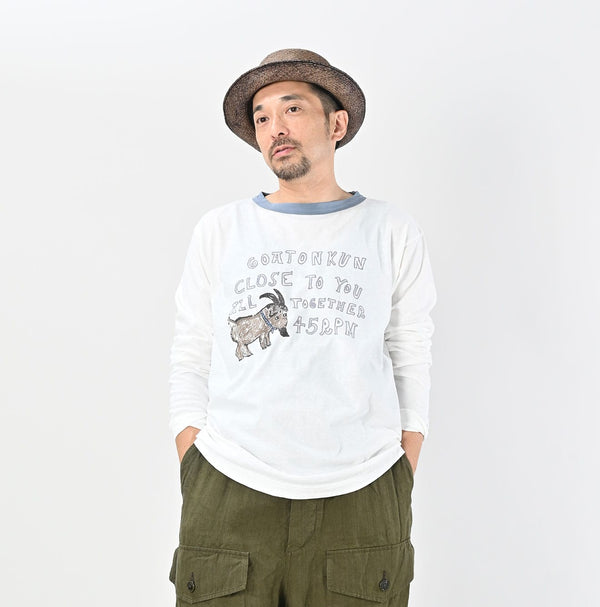 45R Betouch Goaton 908 Cleric T-shirt (White)