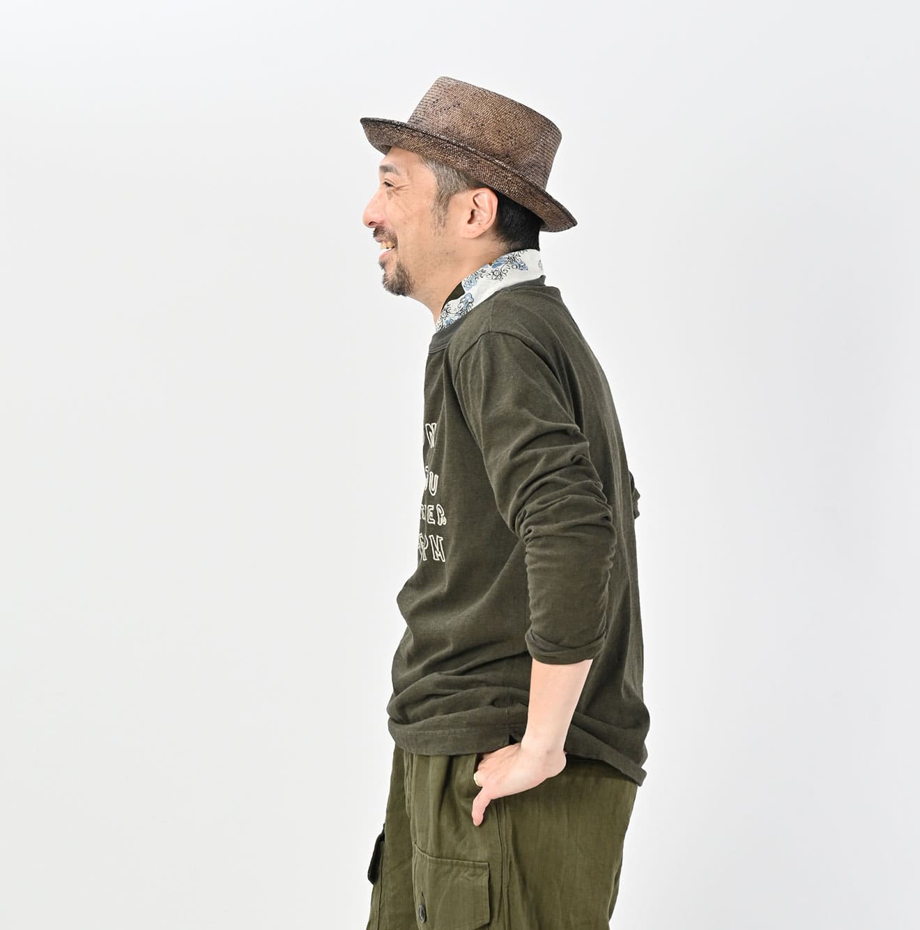 45R Betouch Goaton 908 Cleric T-shirt (Top dyed) - Image 10