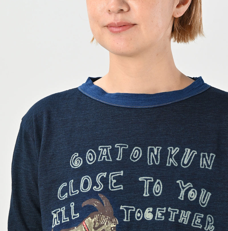 45R Indigo Betouch Goaton 908 Cleric T-shirt - Image 10