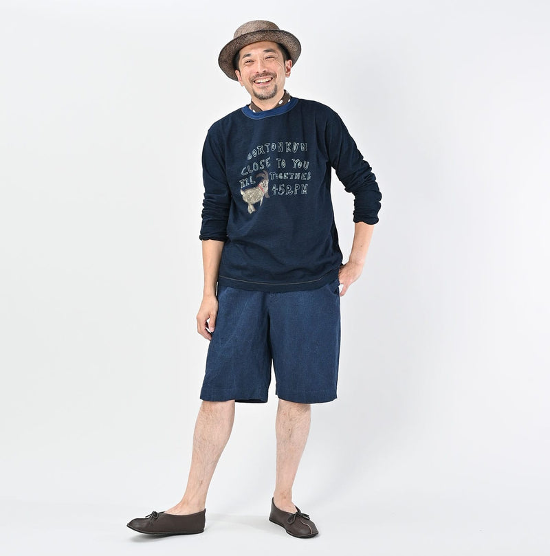 45R Indigo Betouch Goaton 908 Cleric T-shirt - Image 3