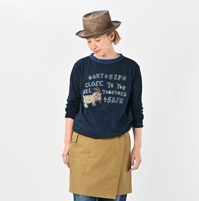 45R Indigo Betouch Goaton 908 Cleric T-shirt - Image 4