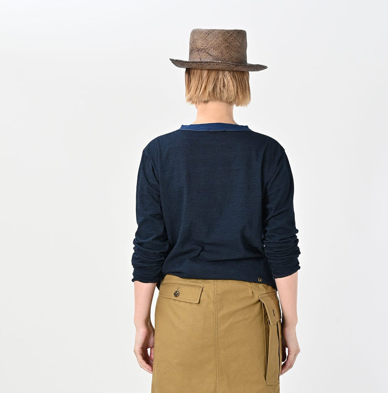 45R Indigo Betouch Goaton 908 Cleric T-shirt - Image 6