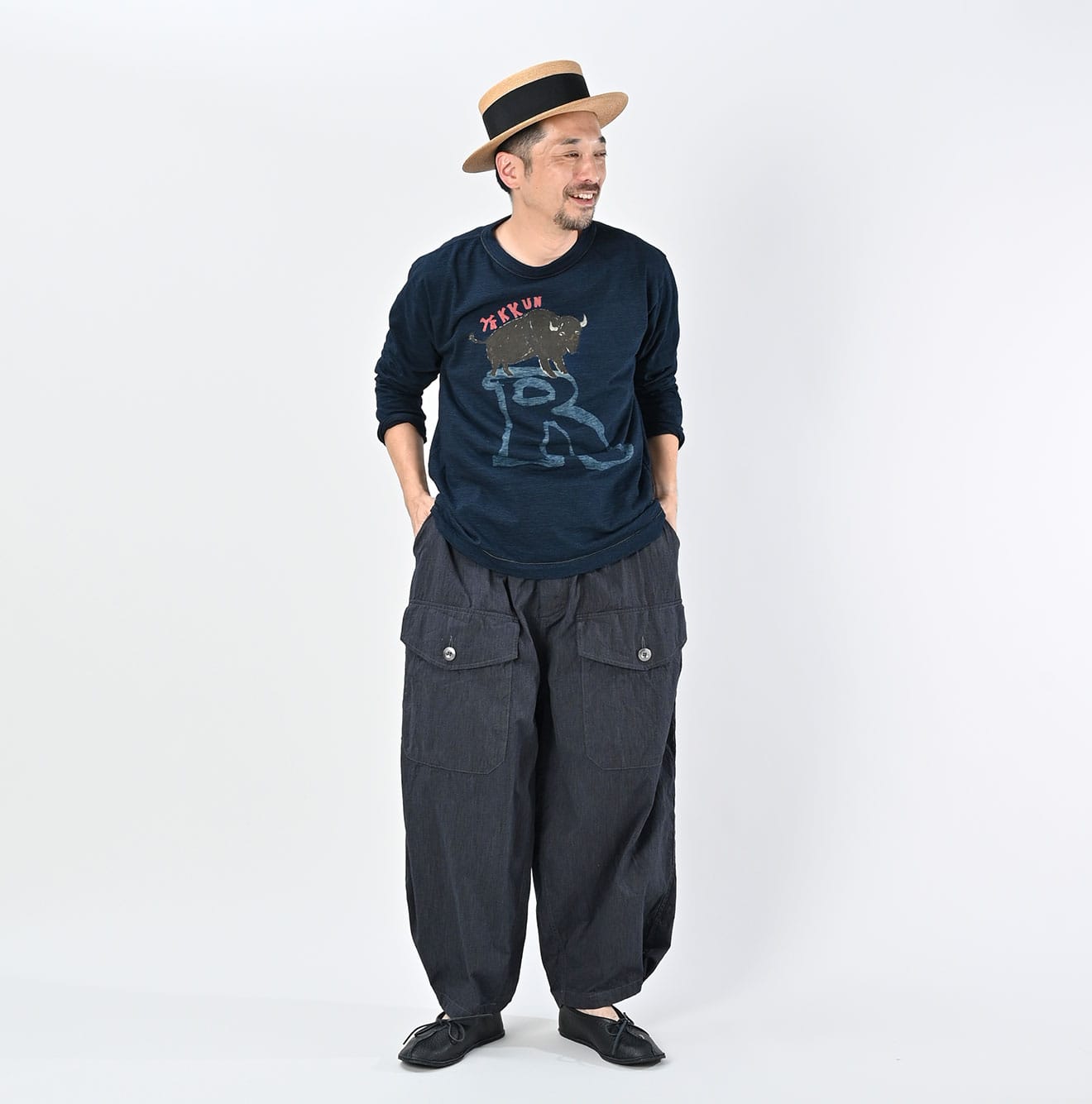 45R Indigo Betouch Yakkun 908 T-shirt - Image 3