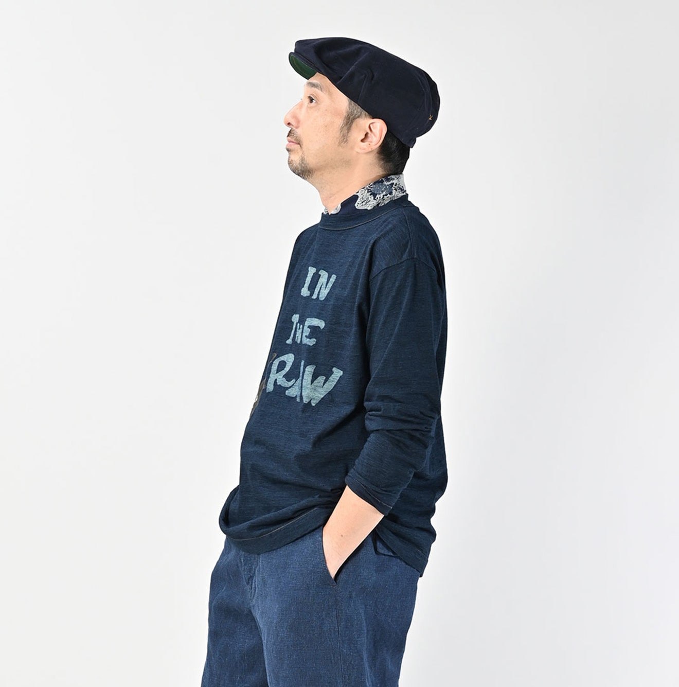 45R Indigo In the Raw 908 Betouch T-shirt - Image 8