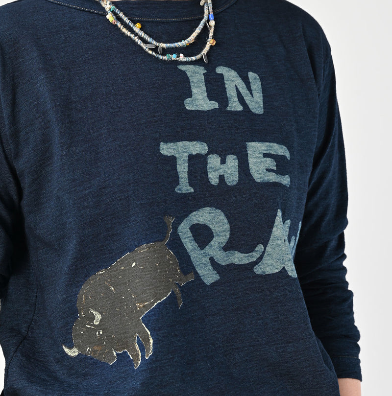 45R Indigo In the Raw 908 Betouch T-shirt - Image 11