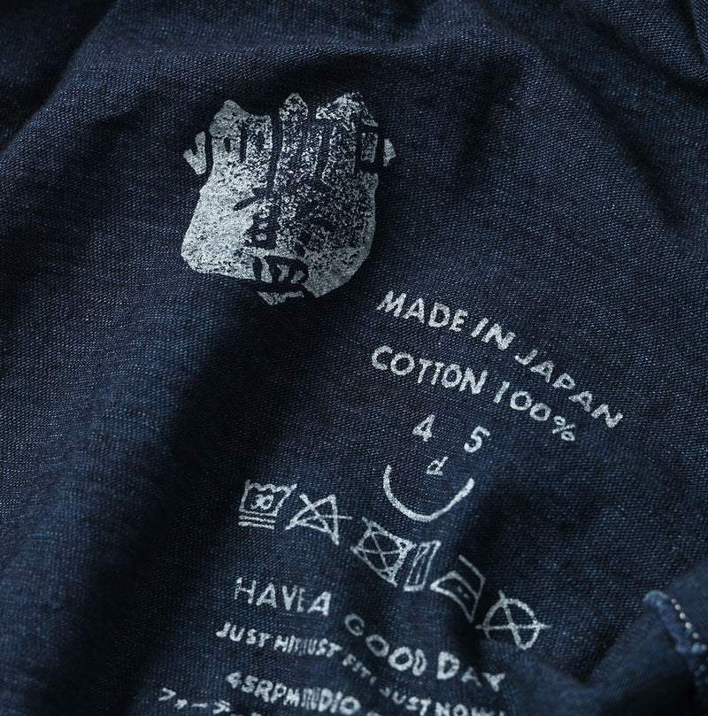 45R Indigo In the Raw 908 Betouch T-shirt - Image 19