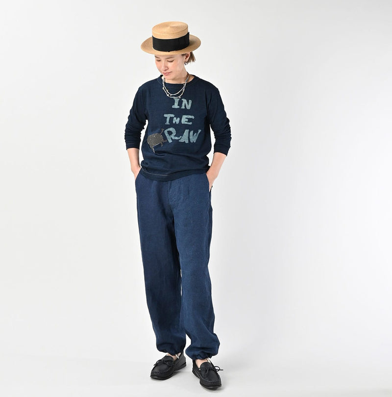 45R Indigo In the Raw 908 Betouch T-shirt - Image 2