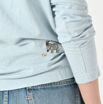 45R Goaton Embroidery 908 T-shirt