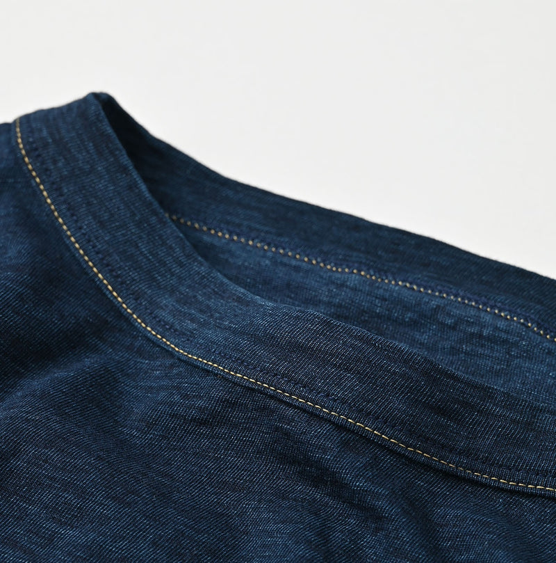 45R Indigo Goaton Embroidery 908 T-shirt - Image 14