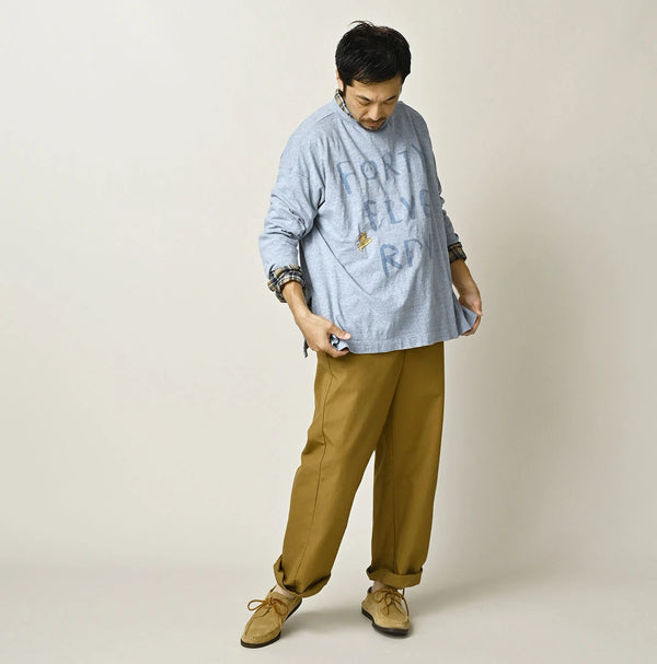 45R Big Slit Hiko Big Donkey Logo 908 T-shirt (Top-Dyed)