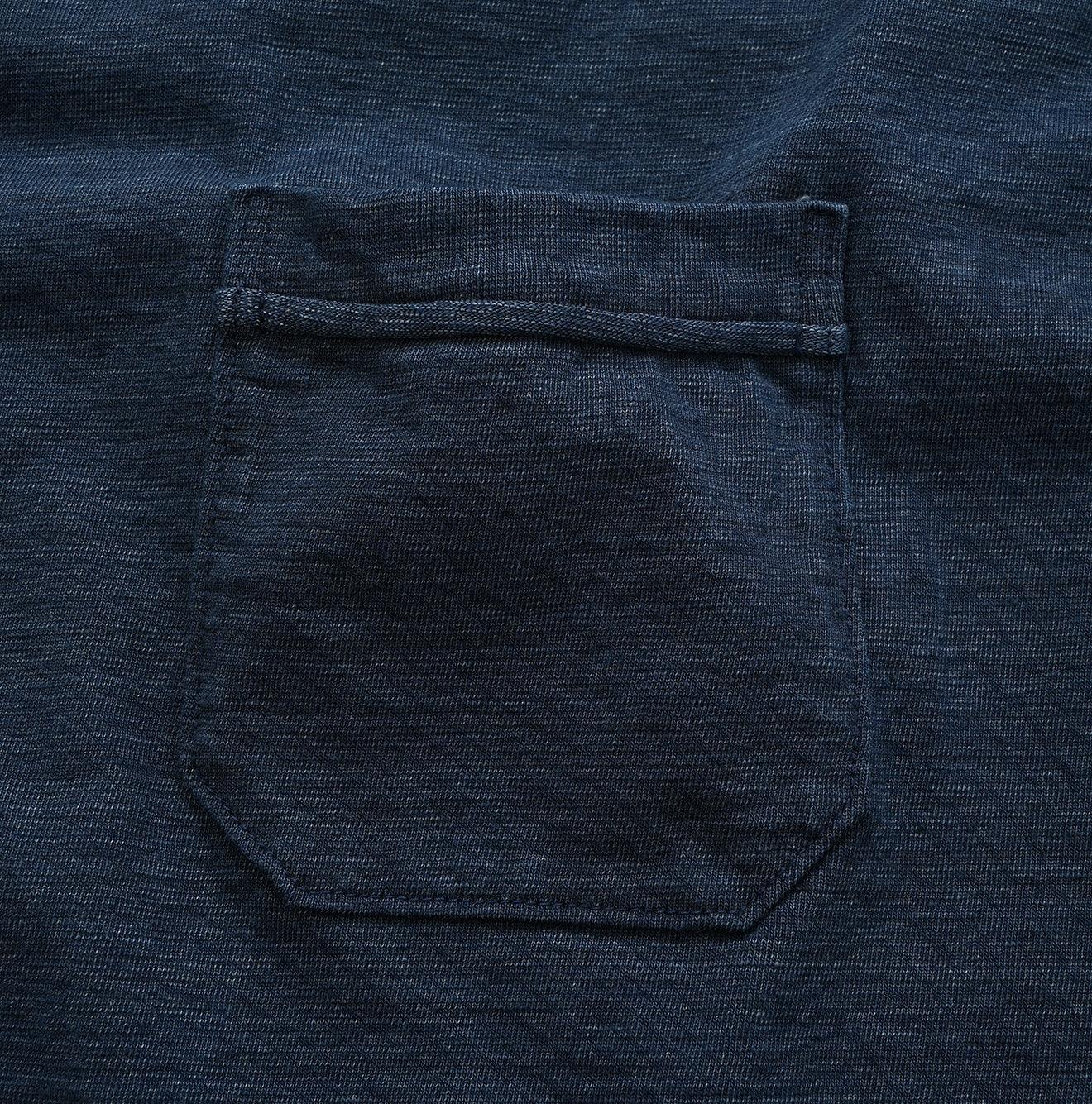 Indigo Dekoboko Tenjiku Outer T-shirt