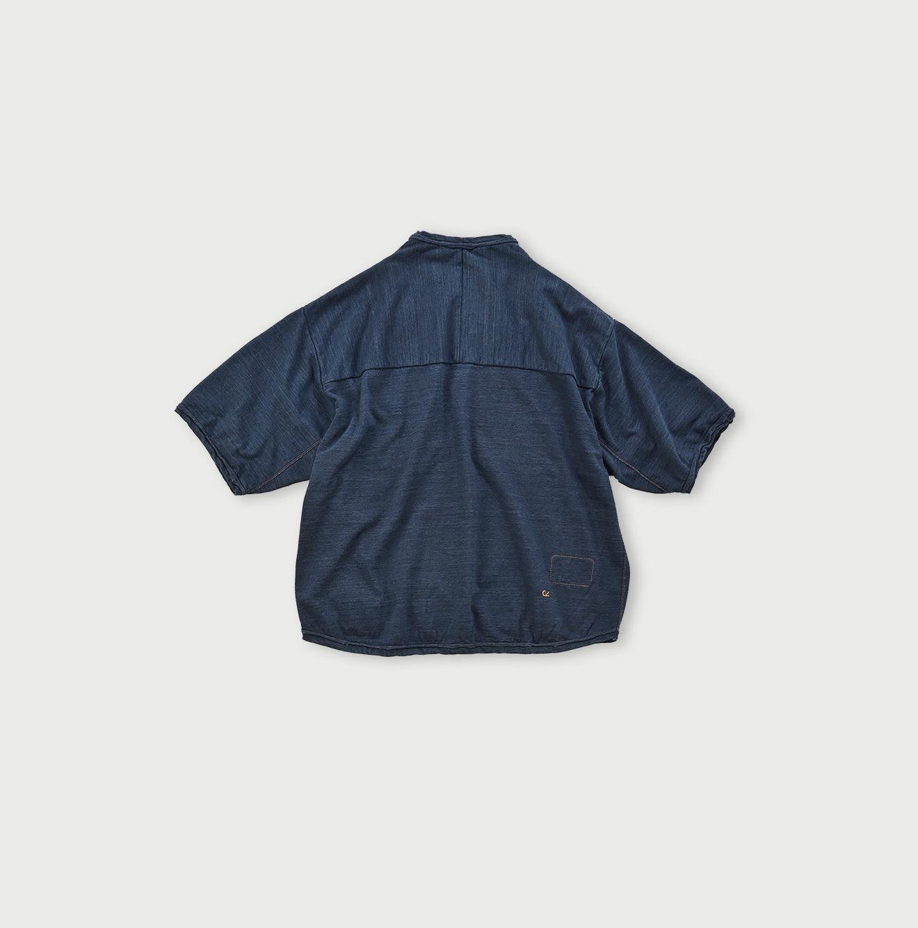 Indigo Dekoboko Tenjiku Outer T-shirt