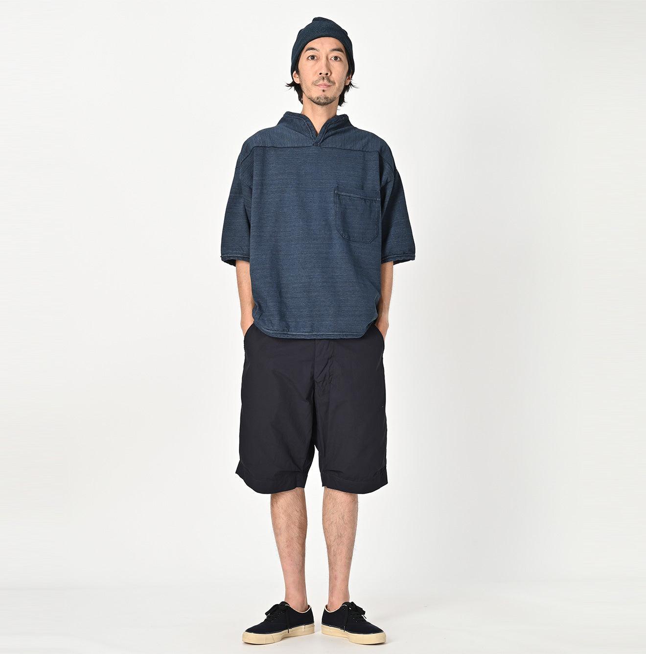 Indigo Dekoboko Tenjiku Outer T-shirt