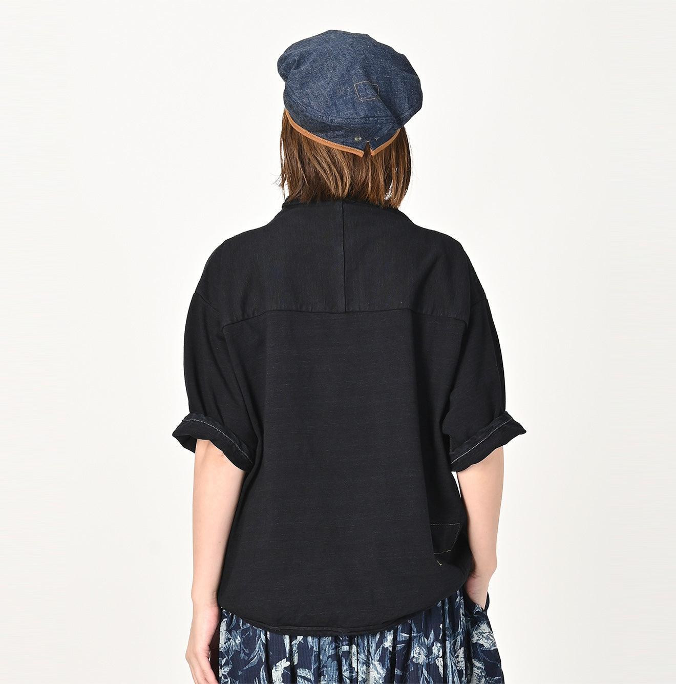 Indigo Dekoboko Tenjiku Outer T-shirt