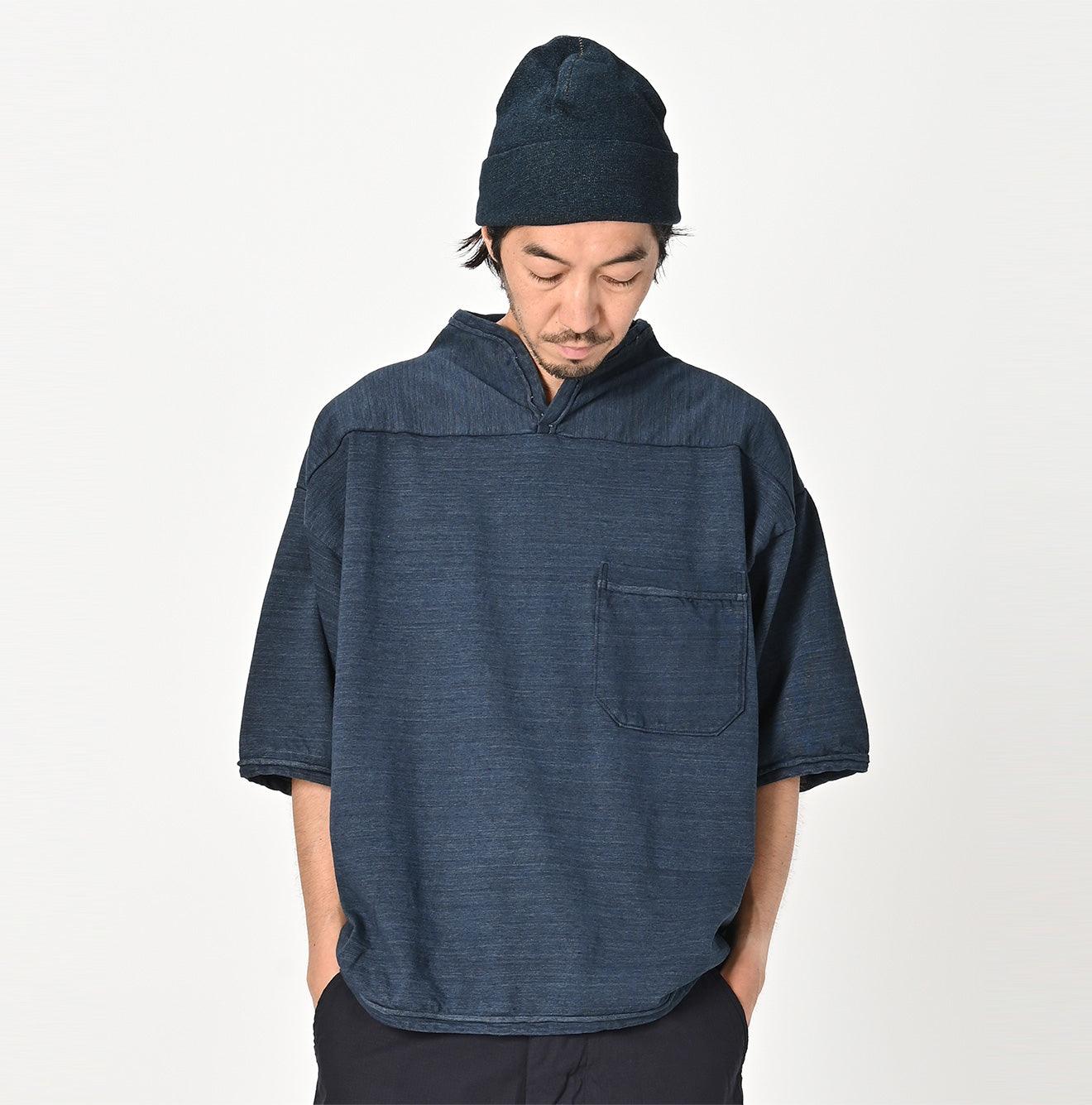 Indigo Dekoboko Tenjiku Outer T-shirt