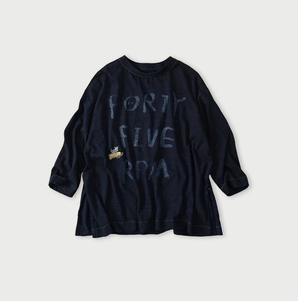 45R Indigo Big Slit Hiko Big Donkey Logo 908 T-shirt