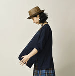 45R Indigo Big Slit Hiko Big Donkey Logo 908 T-shirt